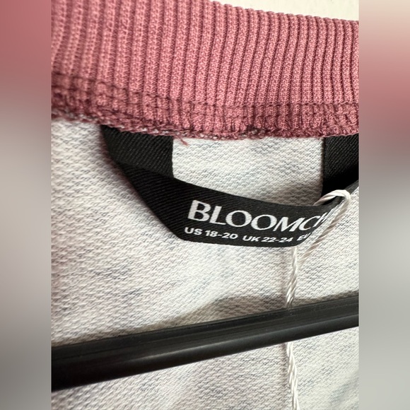 BloomChic size 2x mauve Pink and Black Leopard Print Sweater - Picture 6 of 7